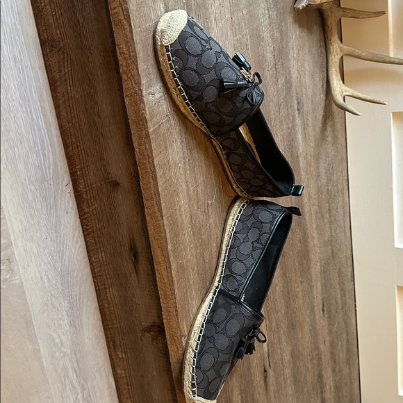 COACH Carson Denim Signature Espadrilles, Womens Size 11 - Picture 5 of 7